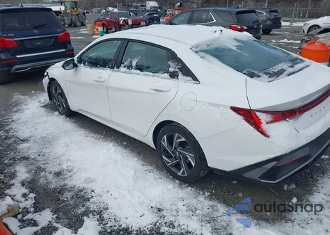 2025 Hyundai Elantra Hybrid Limited из США, поврежденный, VIN KMHLN4DJ5SU163629